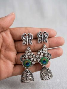 4 earrings combo