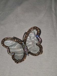 Sparkling Butterfly Brooch