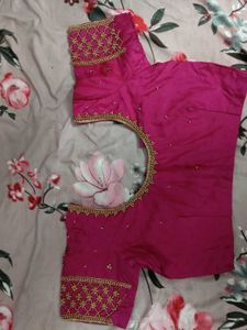 Beautiful Pink Embroidered Blouse