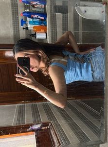Chic Baby Blue Corset Top