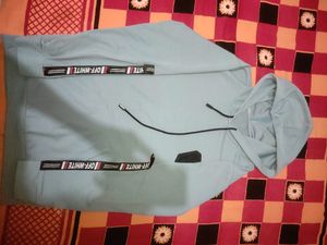 Sky Blue Hoddie For Men