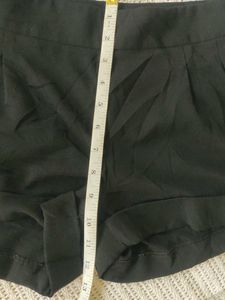 Express Black High-Waisted Tailored Shorts