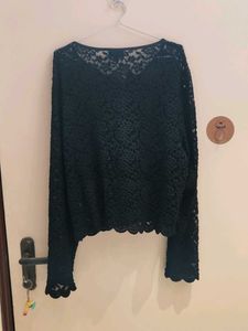 Elegant Black Lace Jacket