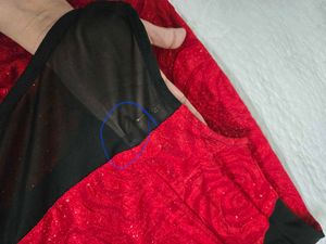 Sparkling Red Rose Dress bust 36