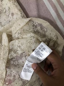 H&amp;M Lace 'Yeah Right' Top