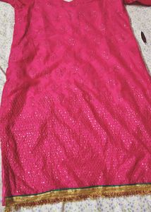 Elegant Pink Kurta Set