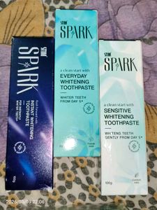 3 Stim Spark Whitening Toothpaste Bundle
