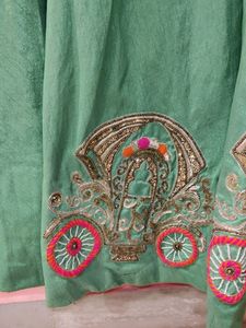 Fully Hand   And Thread Work Indow