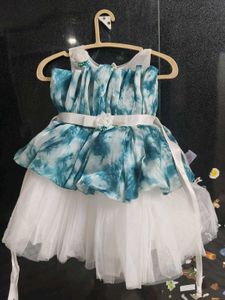 Cute Blue & White Dress