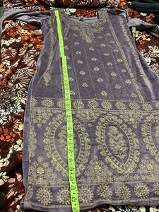 New Elegant Velvet Kurta Set for L&amp; xl