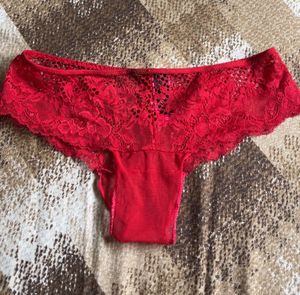 Lace Briefs - Red