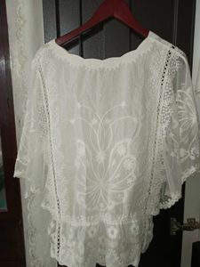 Sheer Lace Boho Blouse
