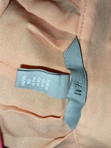 Peach Casual Blouse