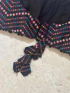 Multicolor Mirror work Navratri Blouse