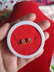 Elegant Gold Stud Earrings