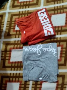 Orange and Grey T-Shirt
