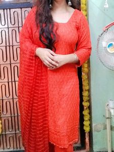 Designer Red Suit