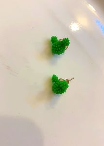 New Cute Beaded Cactus Mickey Stud Earrings