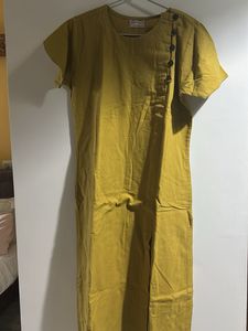 Mustard Yellow Ethnic Kurta