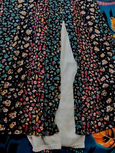 leg cut Floral Print Summer Dress