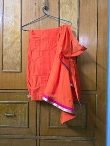 Elegant Gold Kurta with Contrasting Trim