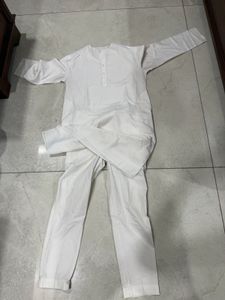 Raymonds Classic White Kurta Pyjama Set