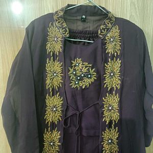 Purple Ethnic Skirt