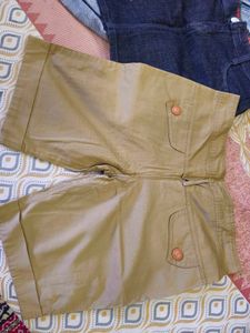 Khaki Casual Shorts