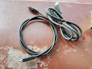 2 hdmi unused  and NINE 3 pin cord used