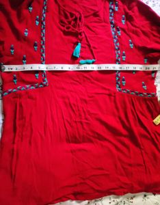 Dark Red Max top/tunic