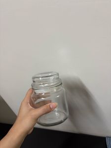 Set of 2 Glass Storage Jars
