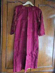 Hand embroidered full Kurta Set