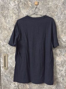 Men's Dark Blue Graphic T-Shirt