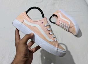Pink Vans Low-Top Sneakers