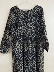 Leopard Print Flowy Dress