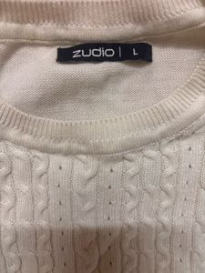 zudio cable knit top
