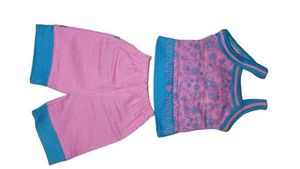 Cute Pink &amp; Blue Baby Girl Outfit
