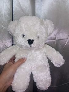 White Teddy Bear (Preloved, Needs a Forever Home)