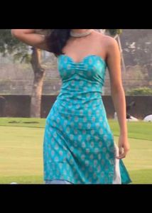 Strapless Y2K Backless Desi Kurti