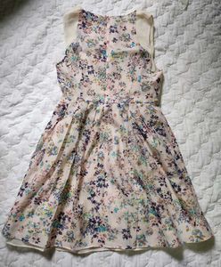 Floral Print A-Line Dress