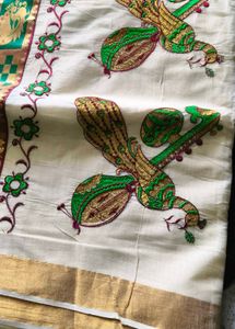 Beautifully Embroidered Saree