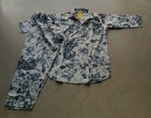 Floral Print Night Suit