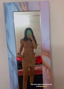 Stylish Snake Print Mini Dress