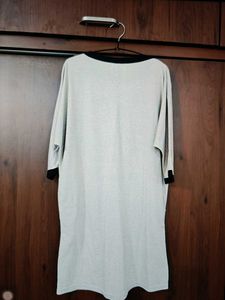 Casual Grey T-Shirt Dress