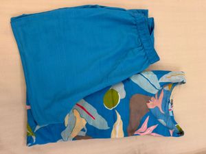 Vibrant Floral Print Kurta Set