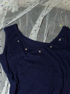 Y2K Cutout Tank Top With Studs