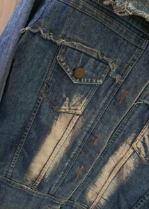 Stylish Distressed Denim Jacket