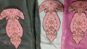 Set of 3 Patchs for lengha, dress or saree