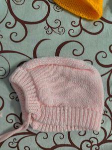 Handmade Baby Beanies Set