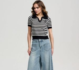 Embroidered Knit Top